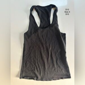 lululemon athletica Black Tank Top